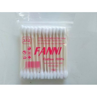 12 Gói Tăm Bông Ngoáy Tai Fanni