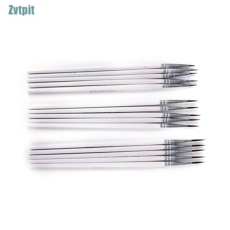 Set 10 cọ vẽ tranh màu trắng chuyên dụng chất lượng cao