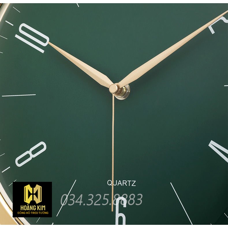 Đồng hồ treo tường đồng hồ trang trí decor hiện đại mẫu mới nhất size 38x48cm