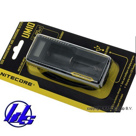 Máy sạc Nitecore UM10 loại 1 rảnh sạc được pin NiMh-NiCd-LIthium - Không kèm pin