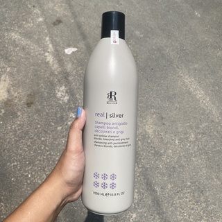 Dầu gội tím khử vàng & chăm sóc tóc vàng sáng RR Line Therapy Star Sliver Shampoo 1000ml [ Fanola ]