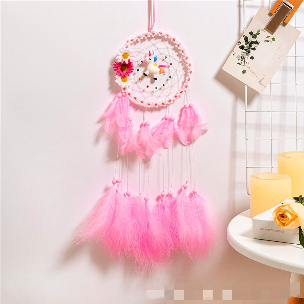 Dream Catcher Hình Kỳ Lân Xinh Xắn Sáng Tạo
