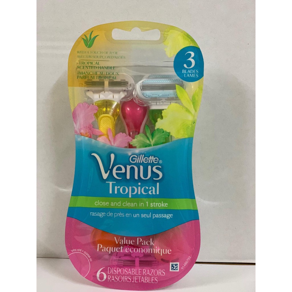 Dao cạo dành cho phụ nữ Gillette Venus Tropical - Mỹ