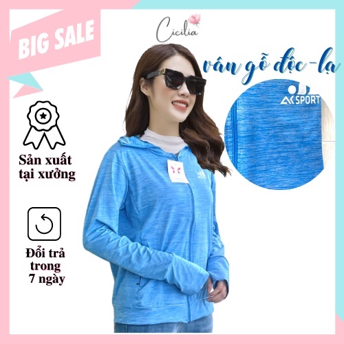 Áo Chống Nắng Nữ Đẹp Độc Lạ Cicilia Cotton Thun Lạnh Cao Cấp Vân Gỗ Thoáng Mát