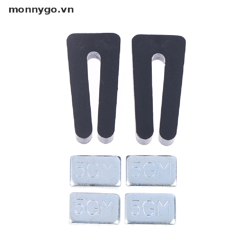 Set 2 kẹp cân bằng + 4 miếng dán trọng lượng 5G chuyên dụng dành cho quạt gắn trần nhà