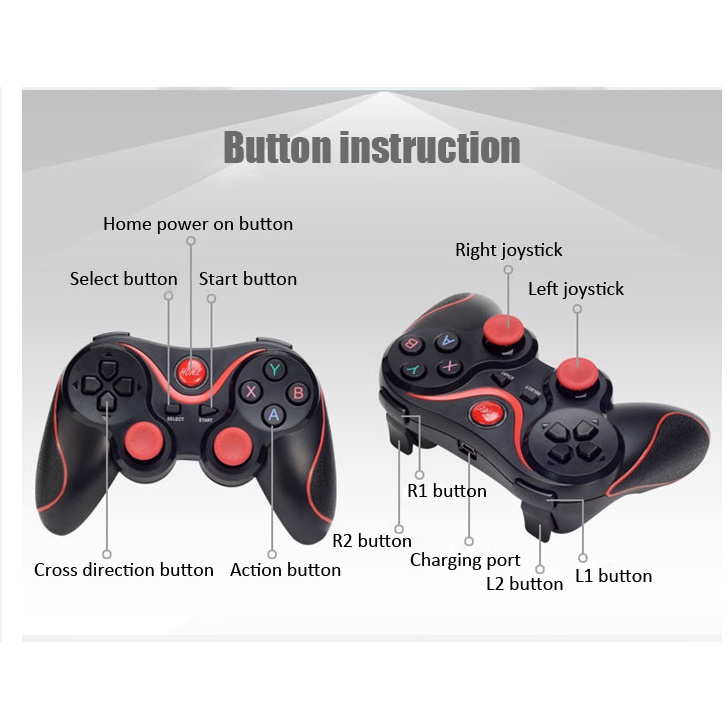 Tay Cầm Chơi Game Bluetooth Không Dây Blg Gen Game X3 T3 / S8 Cho Điện Thoại / Máy Tính Bảng | BigBuy360 - bigbuy360.vn