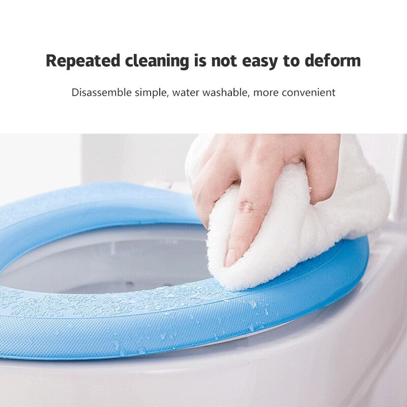 Đệm mút lót bệ ngồi bồn cầu MENGNI dày dặn chống thấm nước