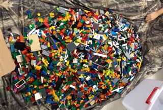 Lego xếp hình cân ký
