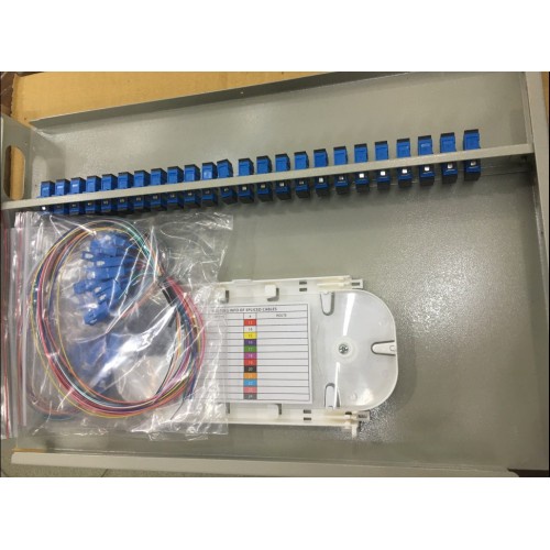 Hộp phối quang ODF 12FO, 24FO indoor (bắt rack)