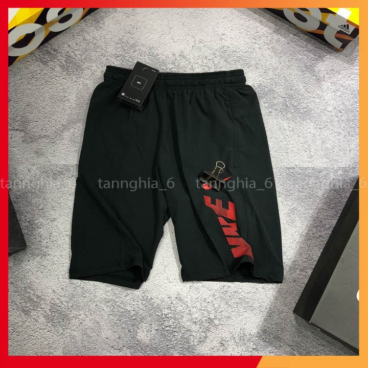 Quần short thể thao nam vải xi 3 túi khóa cạp chun vnxk SNI06