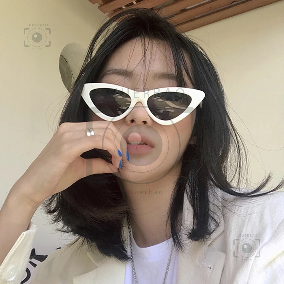 Kính Mát Mắt Mèo Phong Cách Hip hop Cho Nữ