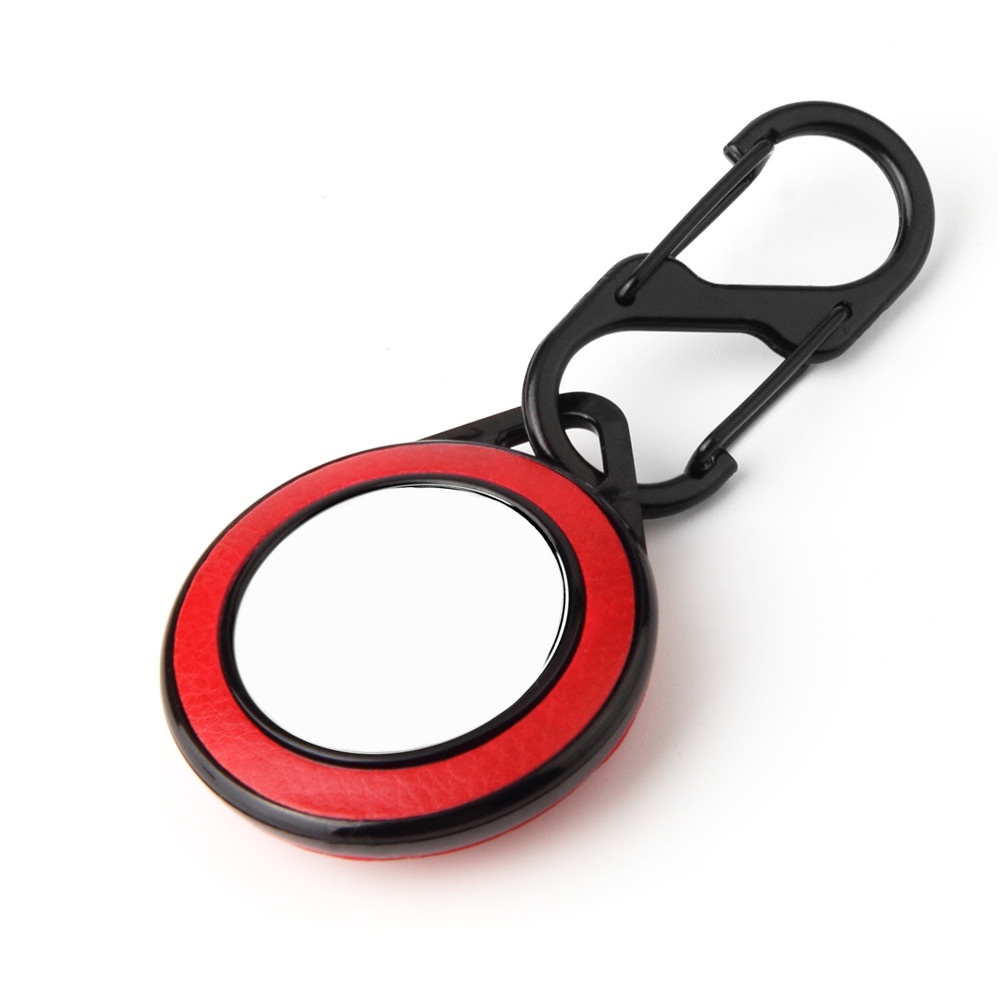 Bao Da Điện Thoại PU + PC Cứng Kèm Móc Khóa Chống Thất Lạc Chống Sốc Sang Trọng Cho Apple Air Tag