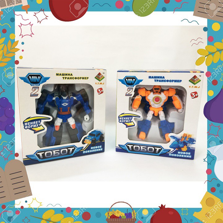 ĐỒ CHƠI BIẾN HÌNH - ROBOT BIẾN HÌNH MINI TOBOT