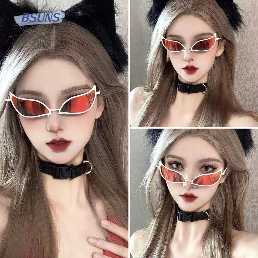 ♕Bsuns♕ Kính Mát Chống Tia UV Hóa Trang Joker Phim One Piece Ngộ Nghĩnh