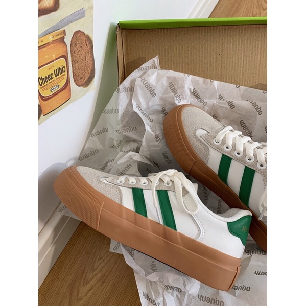 ORD Giày Canvas nữ kẻ sọc