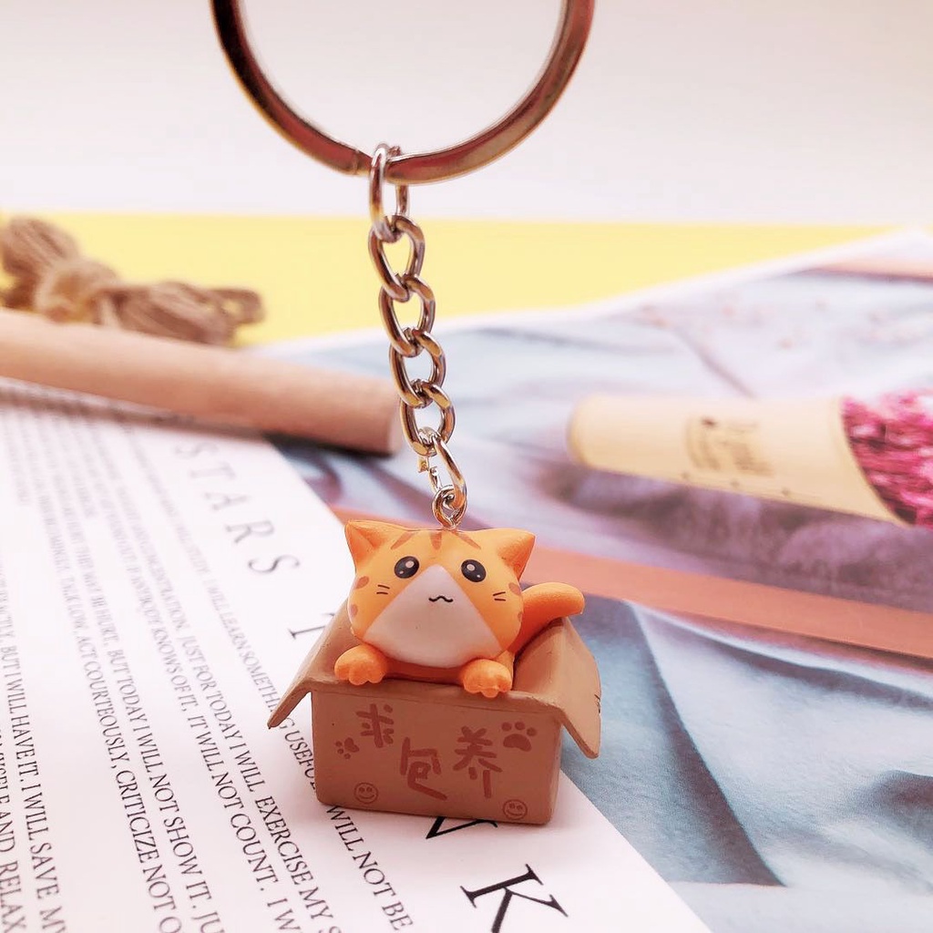 Móc Khóa Hình Mèo Kitty Mini Dễ Thương