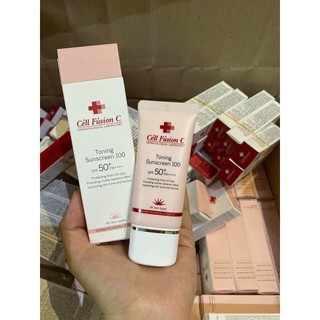 Kem Chống Nắng Nâng Tone Cell Fusion C Toning Sun Cream 100 SPF 50 35ml - Cell Fusion C Toning Sun