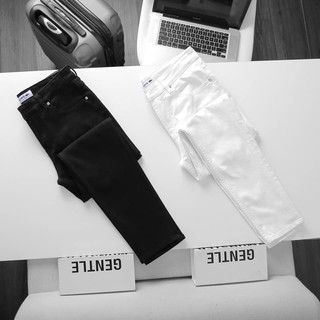 Quần LACOSTE Jean Black &WHITE
