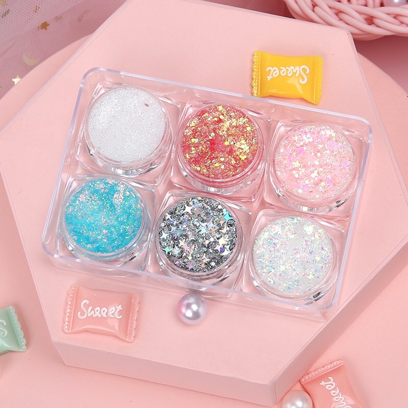 Nhũ mắt Glitter Kim Tuyến Make up Phong cách Ullzang - Hoặc trang trí móng tay Nail🧏🏻‍♀️🧏🏻‍♀️ | BigBuy360 - bigbuy360.vn