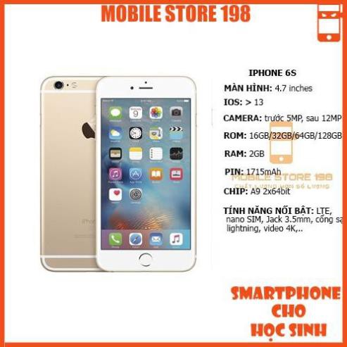 ĐIỆN THOẠI Iphone 6S Lock ĐÃ FIX LÊN QUỐC TẾ, LẮP MỌI LOẠI SIM NHÀ MẠNG, NGHE GỌI 4G, Đầy Đủ Chức Năng | WebRaoVat - webraovat.net.vn