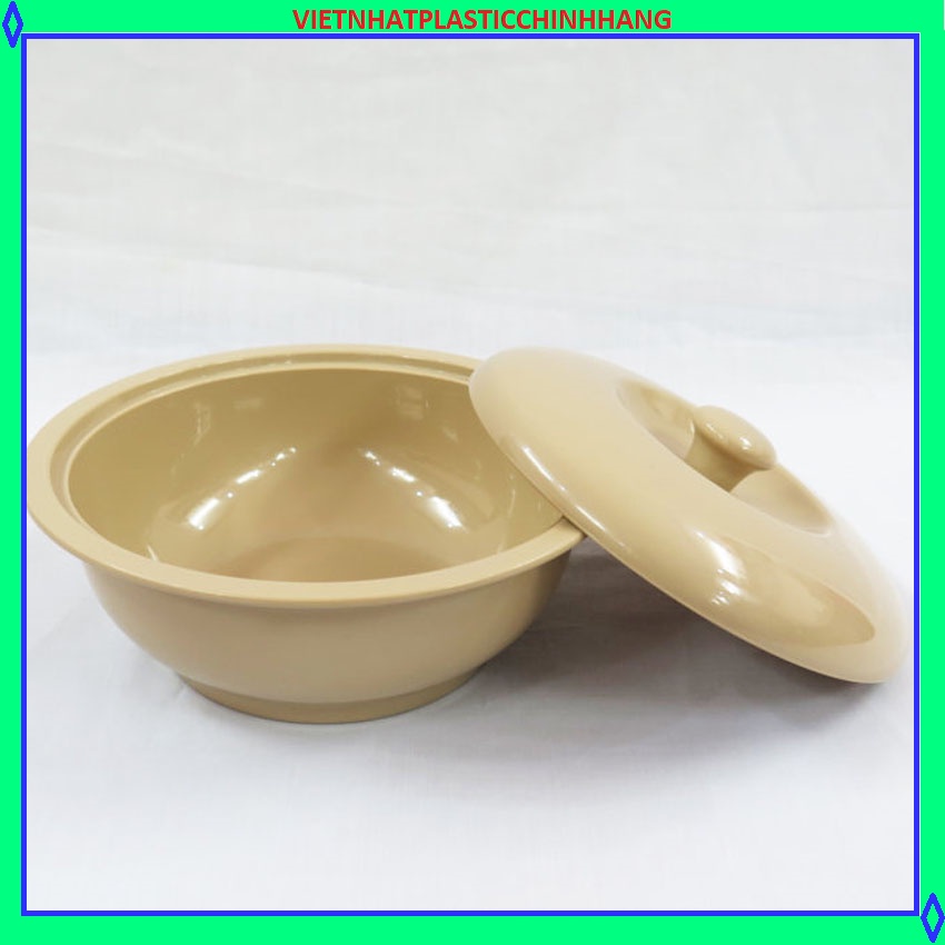 ÂU PHÍP 6435 TÔ CƠM CANH CÓ NẮP VIỆT NHẬT PLASTIC Hộp đựng cơm hộp đựng thức ăn - ÂU PHÍP MS6435