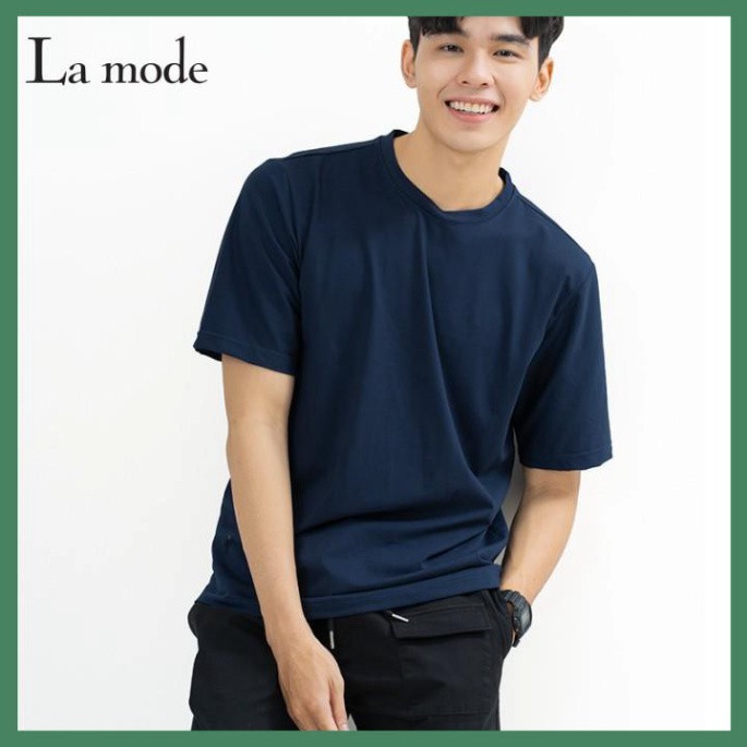 Áo Thun Trơn Nam Nữ Unisex Nhiều Màu - Xanh Dương - La mode