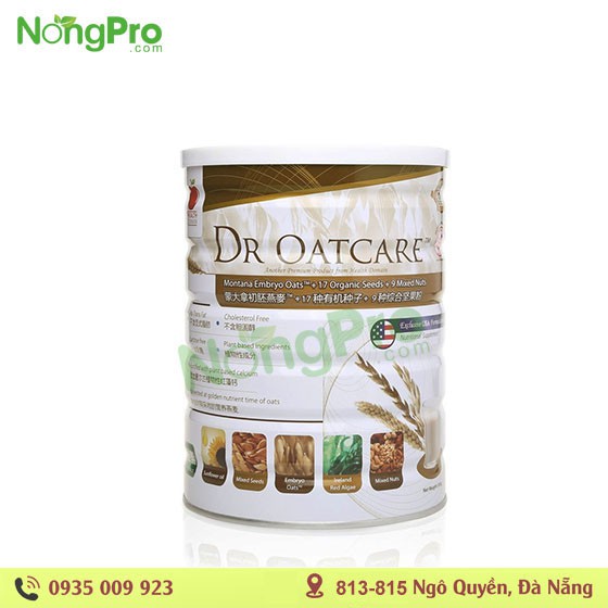 Sữa hạt ngũ cốc dinh dưỡng Dr OatCare 850g