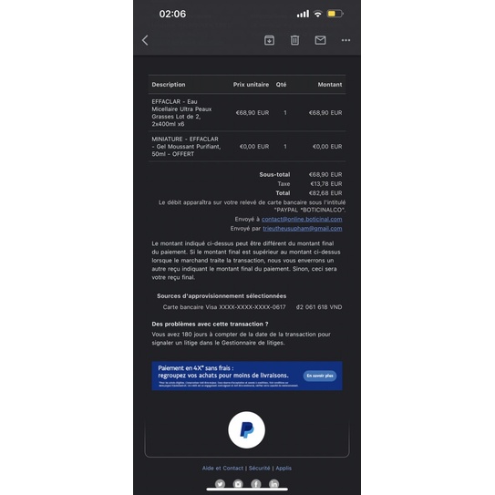 Tẩy trang La roche posay cho da dầu 400ml