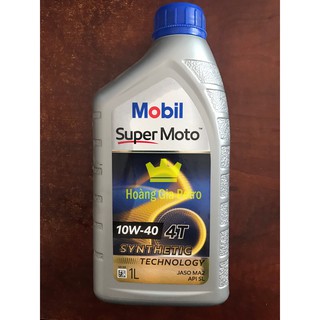 [100% Chính Hãng] Dầu Nhớt Mobil Super Moto 10W40 nhập khẩu
