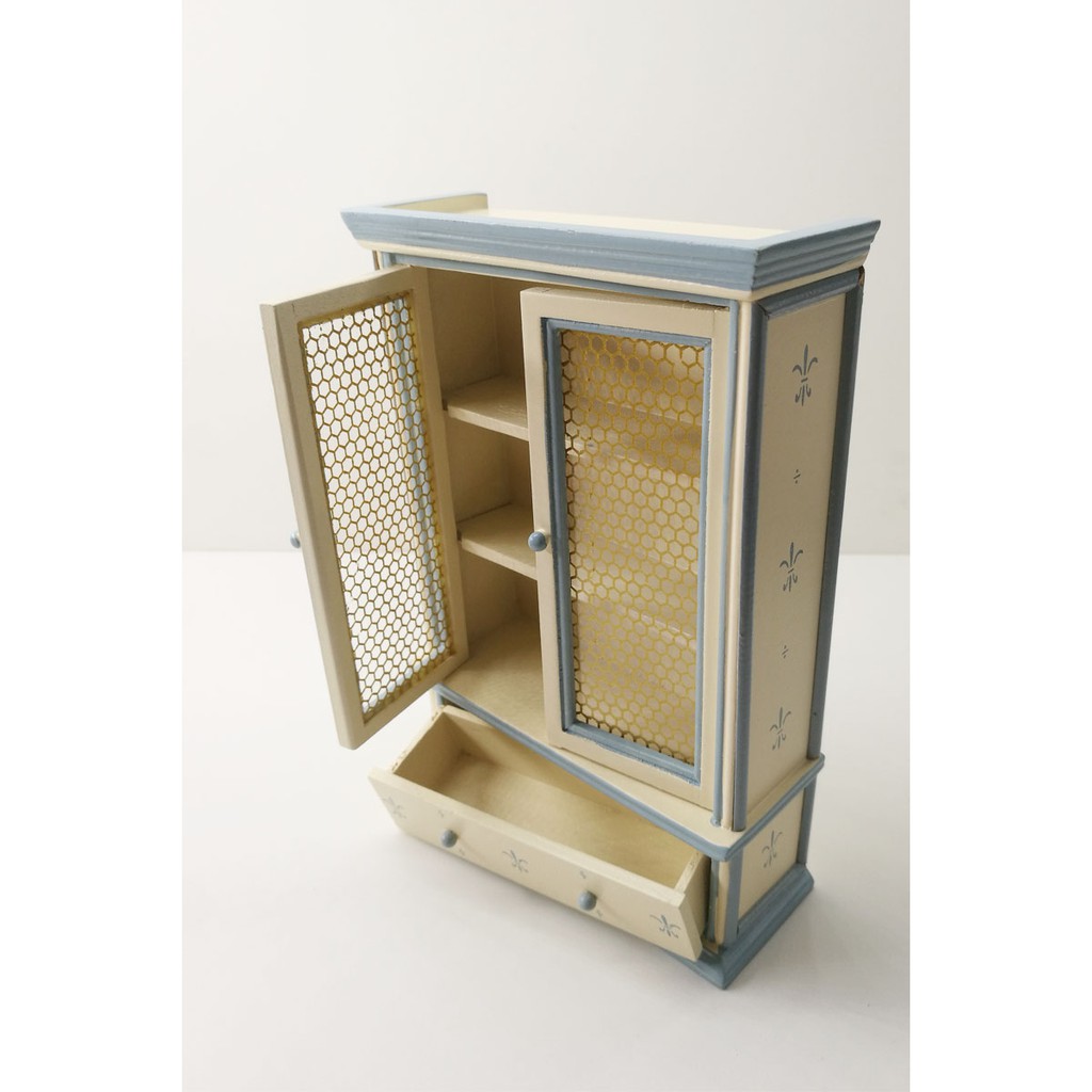 Minithing trang trí mô hình_Tủ gỗ (1:12)