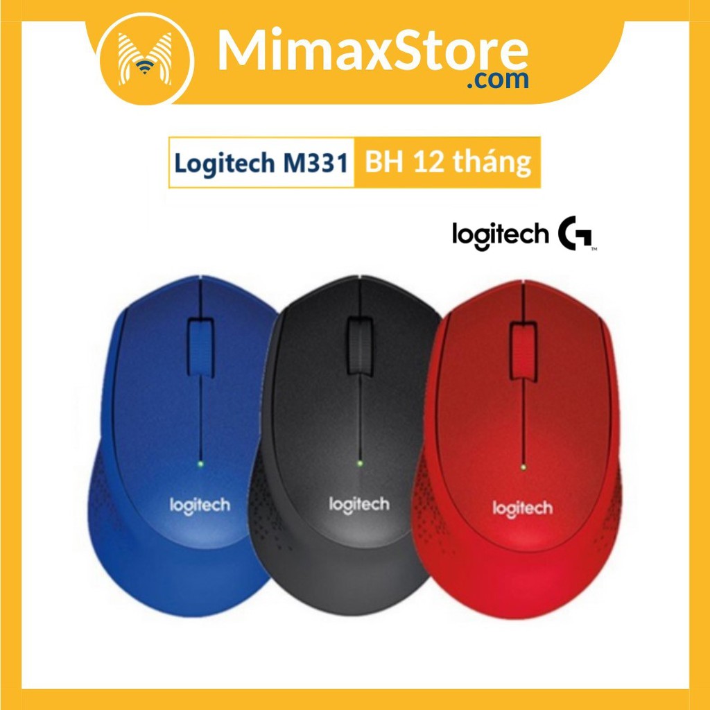 Chuột Không Dây Logitech M331 SILENT Plus | Bảo Hành 12 Tháng