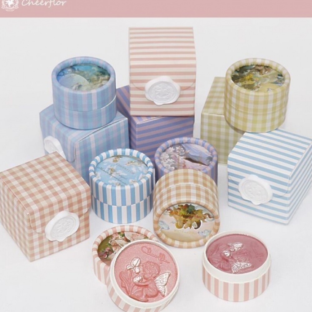 Phấn Má Hồng Cheerflor Angel Trang Điểm Tự Nhiên Không Nhòe