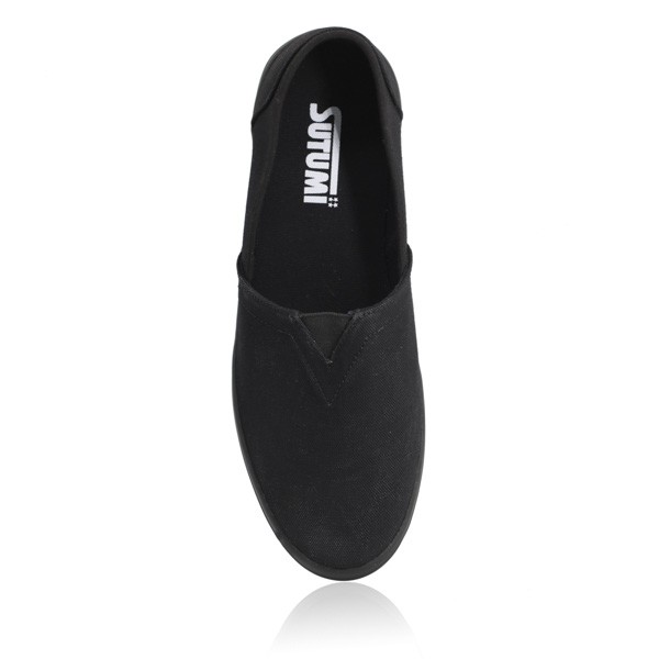 Giày slip on nam SUTUMI sum142 - đen | BigBuy360 - bigbuy360.vn