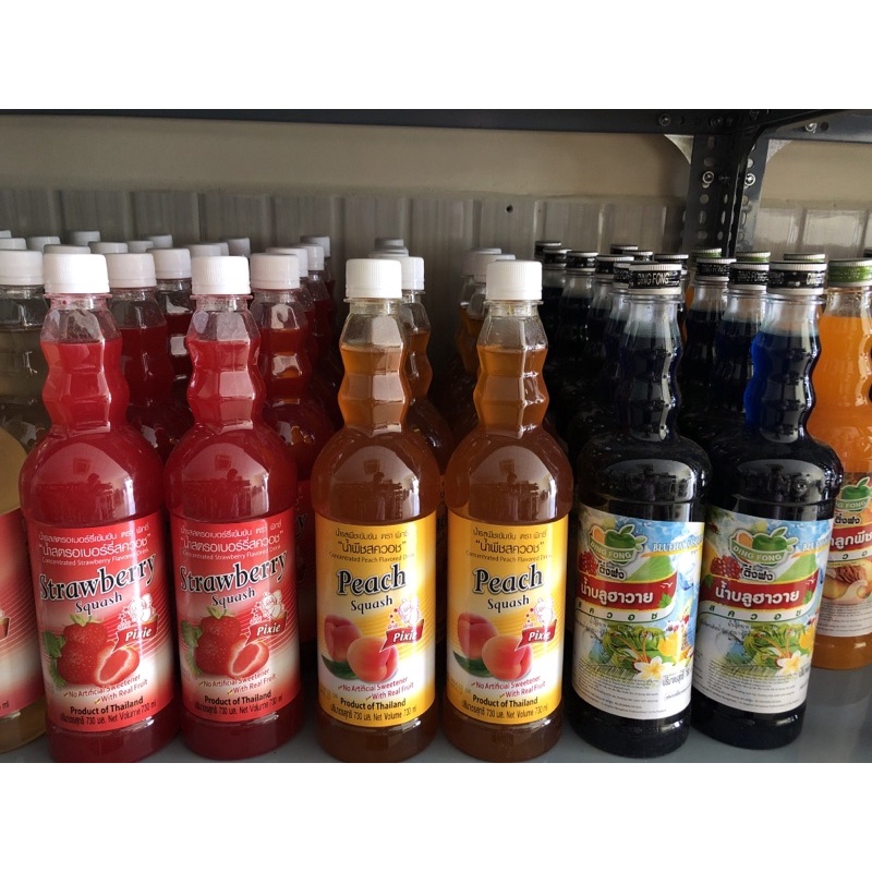 Siro Thái Pixie đủ hương Chai 730ml