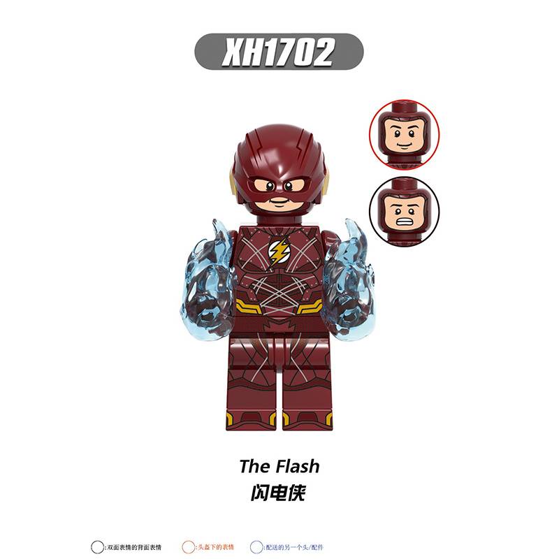 Mô Hình Lego Series Zack Snyder 'S Justice League Superman Batman The Flash Action Fugire