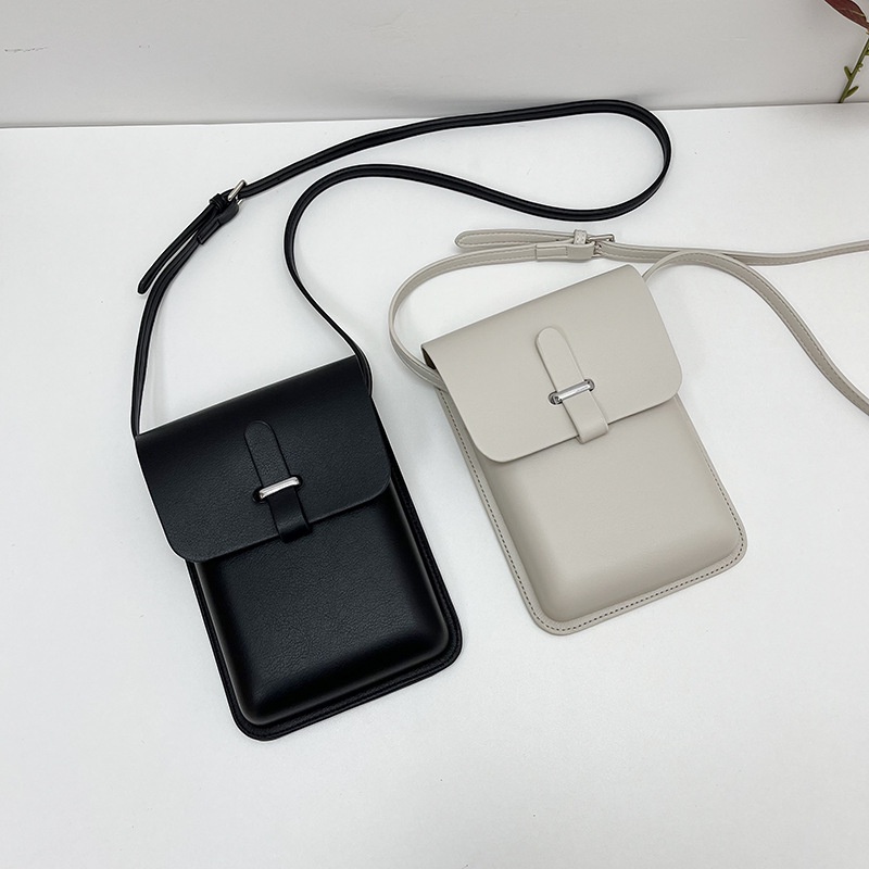 Túi đeo chéo IELGY hình vuông màu trơn thời trang dành cho nữ