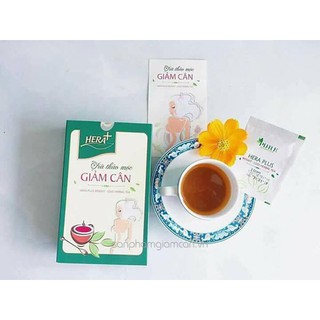 Trà giảm cân hera plus - giảm cân cấp tốc - không cân ăn kiêng