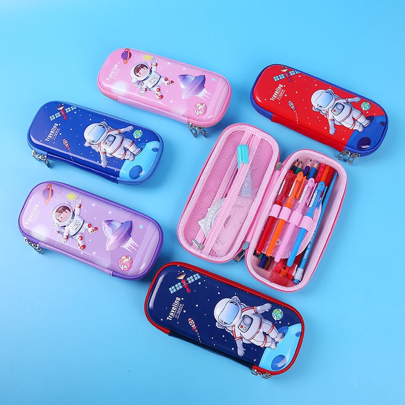 Hộp đựng bút cỡ lớn nhiều ngăn họa tiết hoạt hình dễ thương cho nam và nữ