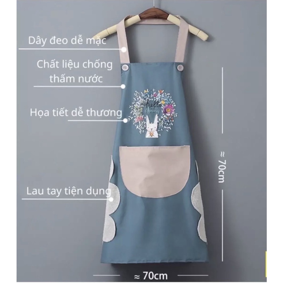 [HCM] Tạp Dề loại 1 , Chống Thấm Nước , Có Túi Để Điện Thoại Và Chỗ Lau Tay Tiện Lợi , Ảnh Thật , Bảo Đảm Giao Đúng Hàng