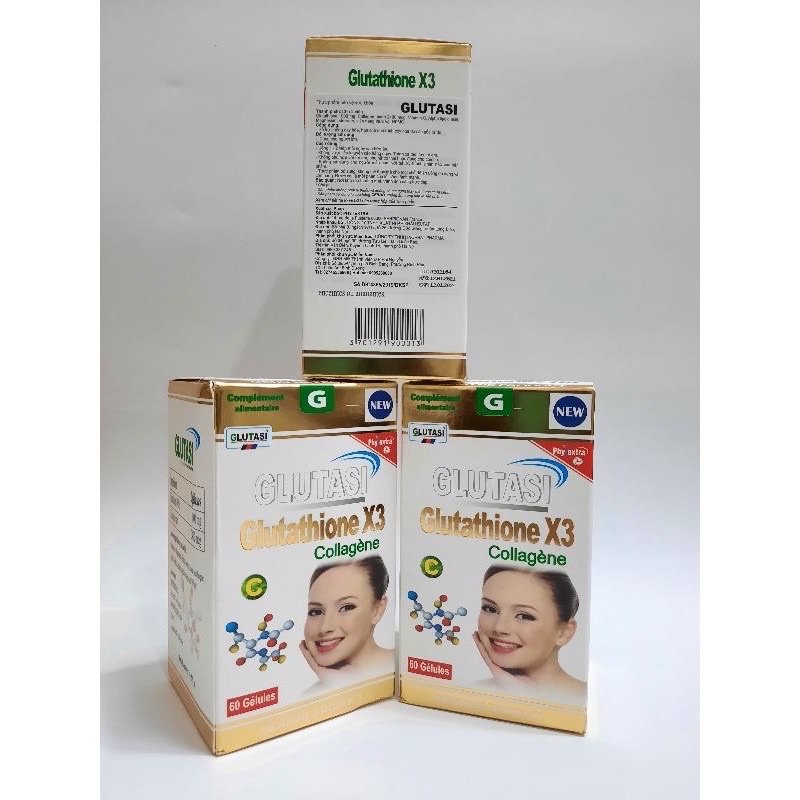 Viên Uống Trắng Da, Mờ Nám Glutathione X3 - Collagen Glutasi | BigBuy360 - bigbuy360.vn