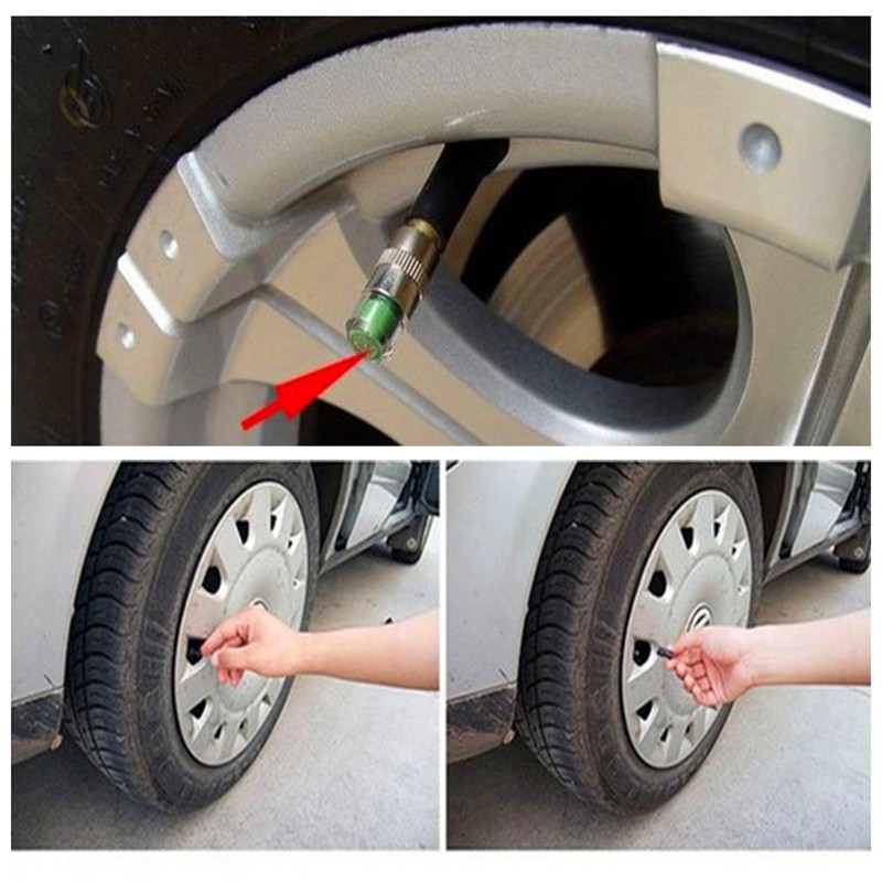 1 Van Cảm Biến Áp Suất Lốp Xe Hơi Có 3 Màu