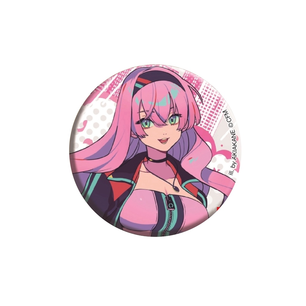 Huy hiệu cài áo IN HÌNH VOCALOID ver THÀNH PHỐ ẢO Miku Rin Len Kaito Luka Meiko anime chibi dễ thương xinh xắn