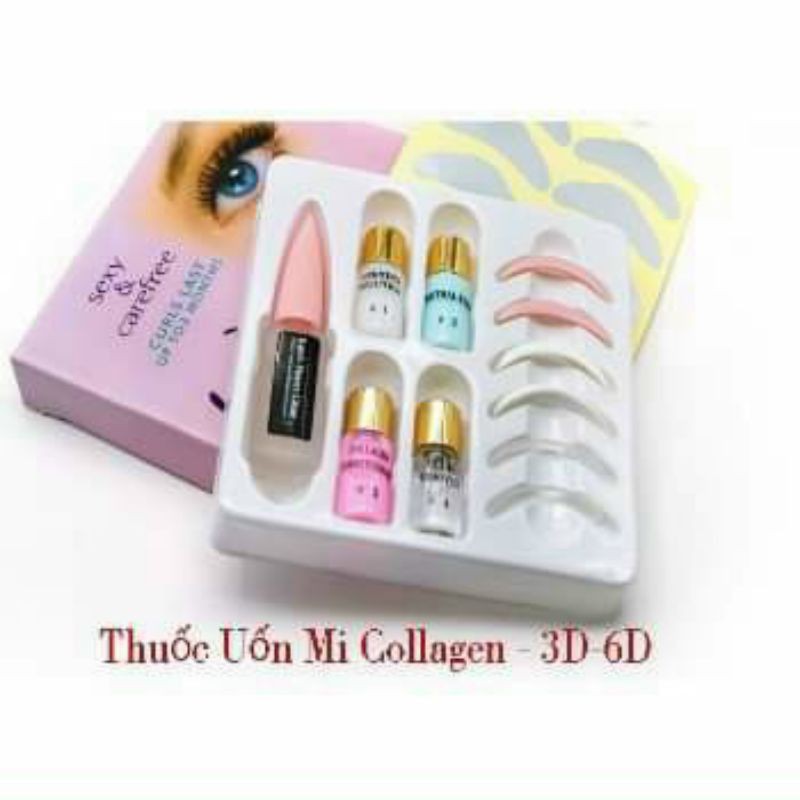 set uốn mi cao cấp Wave,collagen 6D