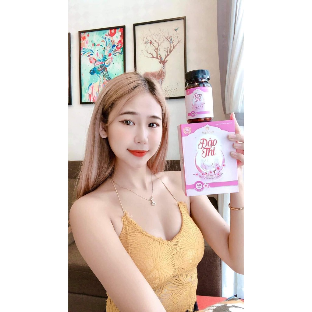 VIÊN UỐNG NỞ NGỰC ĐÀO THI Hộp 40 viên | BigBuy360 - bigbuy360.vn