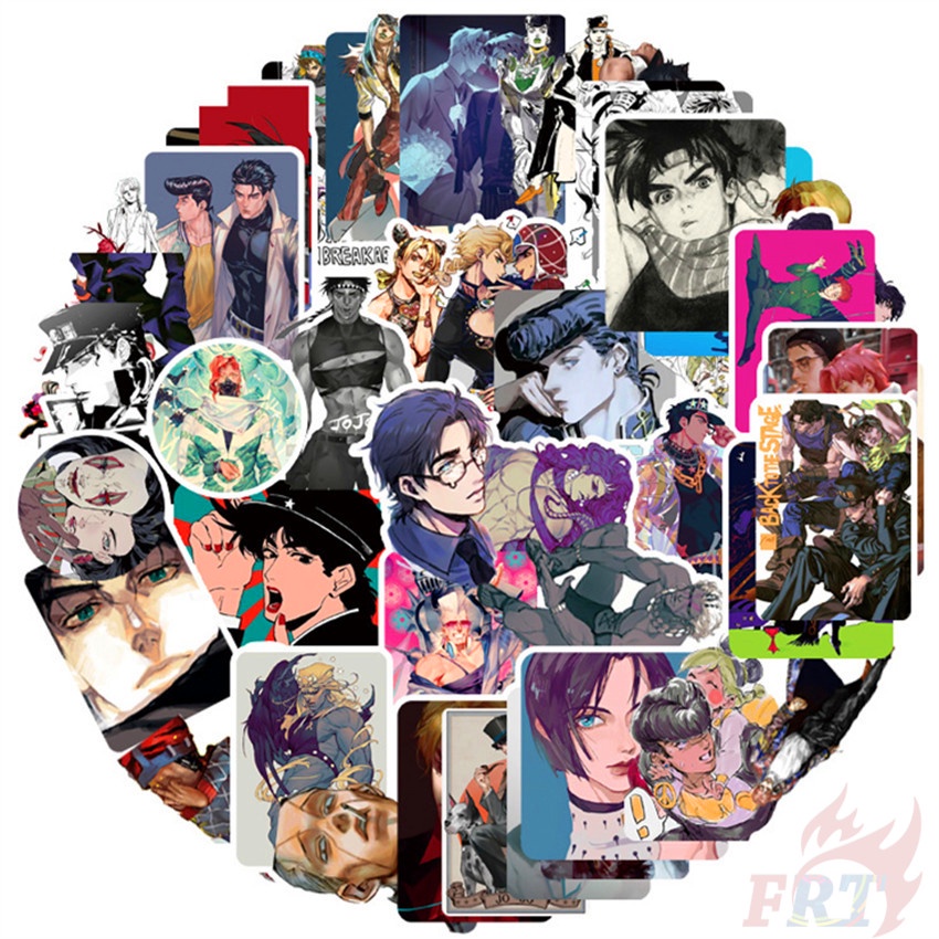 ❉ JoJo's Bizarre Adventure - Series 07 Anime Stickers ❉ 52Pcs/Set Fashion DIY Decals Doodle Stickers