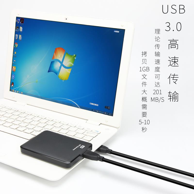 Dây Cáp Dữ Liệu Ổ Cứng Wd / West Data My Passport 1tb 2tb Usb 3.0