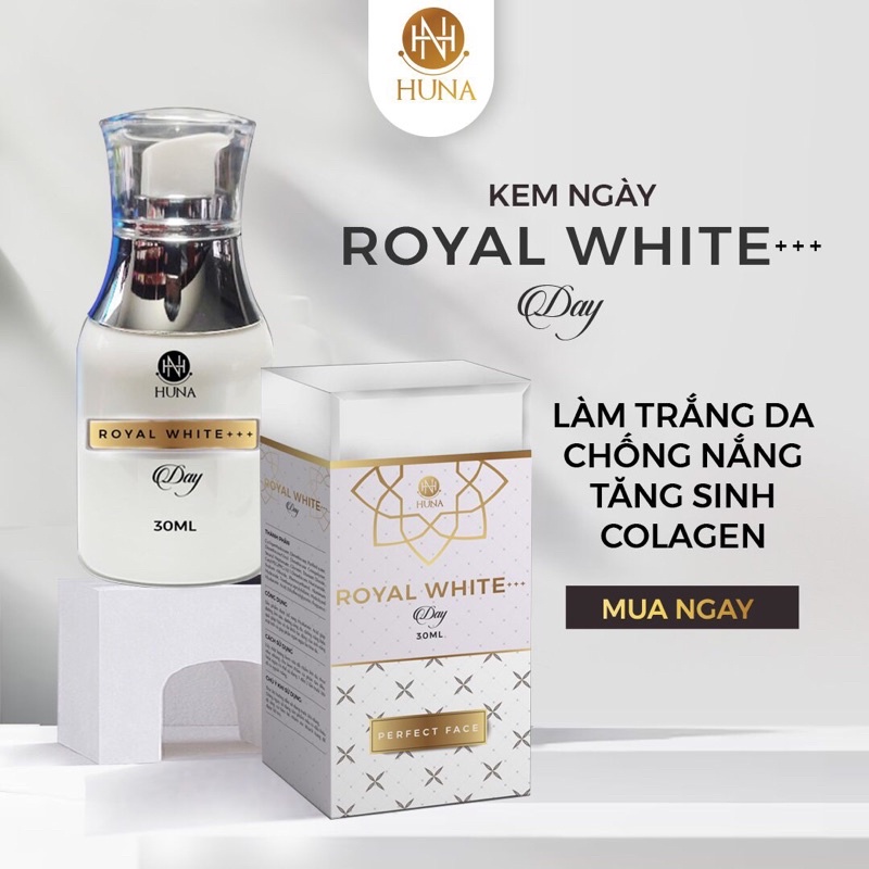 Kem Dưỡng Trắng Da Huna Royal White Day