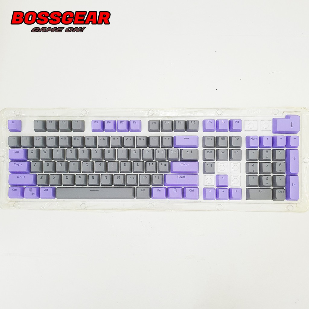 Bộ Keycap PBT 106 BG1-v1 Phím Double Shot Xuyên LED ( OEM Profile, Ansi layout )