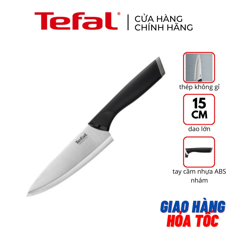 Bộ dao bếp Tefal Comfort K221S244 15cm và 12cm - Hàng chính hãng