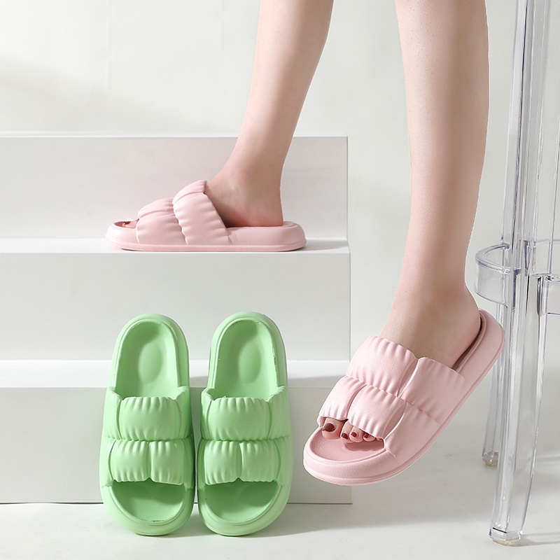 Dép Đi Trong Nhà Tắm Chống Trượt Thiết Kế Đơn Giản Cho Cặp Đôi